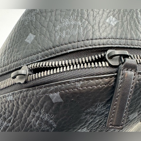 MCM Stark Monogram Logo Backpack - Picture 8 of 8